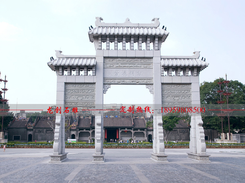 新農(nóng)村牌坊制作用什么石材？需要注意什么？